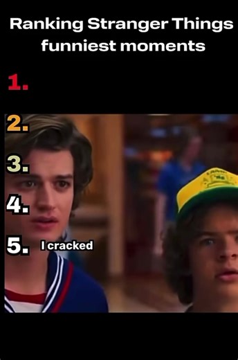 Ranking the stranger things funniest moments #fyp #viral #ranking