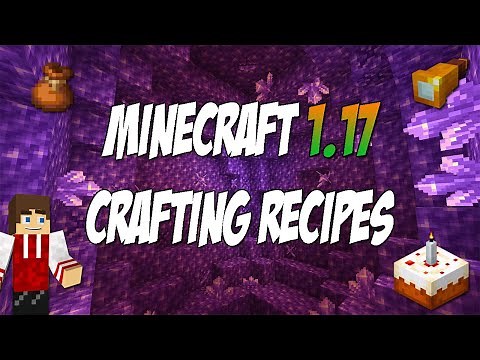 Minecraft 1.17 Every New Crafting Recipe