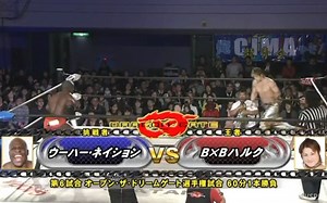 【8.89分】BxB Hulk vs. Apollo Crews(Uhaa Nation) Dragon Gate 2015.3.1