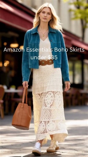 Amazon Essentials Boho Skirts under $35