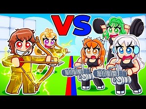 SUPER SPEED Vs SUPER STRENGTH In Roblox Rivals…