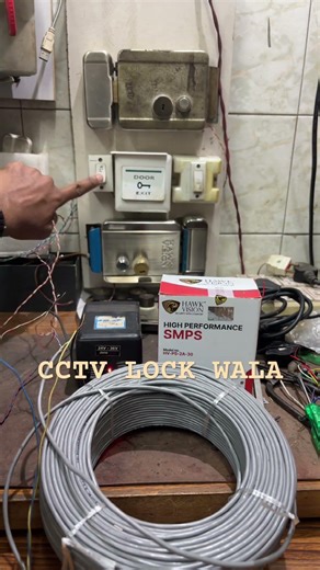 Smart Electric Lock Button Connection 24v Hawk Vision