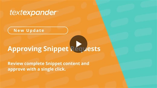 TextExpander Upgrade: Curators Build and Review Snippets | TextExpander posted on the topic | LinkedIn