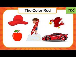 Learn the Color Red | Learn to Read the Sight Word Red | Sight Words