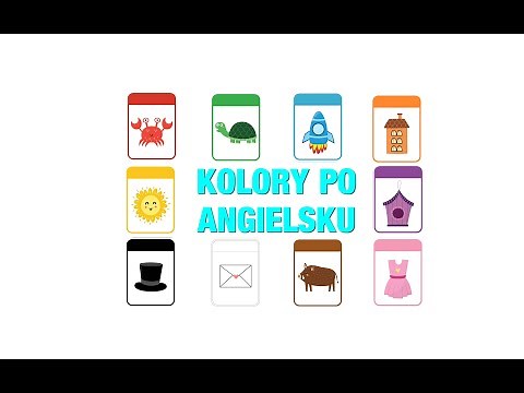 Nauka kolorów po angielsku. Learning basic colors. Edukacyjne karty pracy do druku dla dzieci.