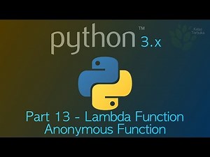 Belajar Python #13 - Lambda Function