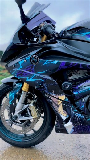 Max Moto Graphics | 50/50 Dragon Ball Z and Solo Leveling BMW S1000RR in today for @edga_keksas ☄️ Pleasure to come up with this to go with Ed’s vision for... | Instagram
