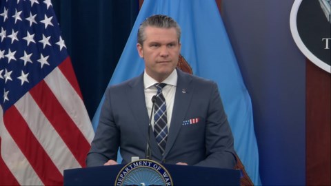 US military striking 'Iranian aligned militia groups' in Iraq, as fallen service members honored