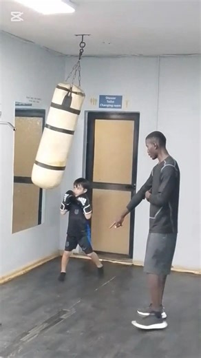 "Punch the bag until your limit disappears.