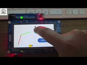stm32f746g-disco보드에 touchgfx로 inverse kinematic(IK) 계산 결과를 UI에 출력해보기!(녹칸다의 실험실)
