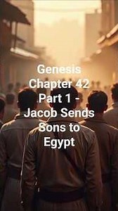 Genesis Chapter 42 Part 1 - Jacob Sends Sons to Egypt #biblicalstory #bible #scriptureexplained