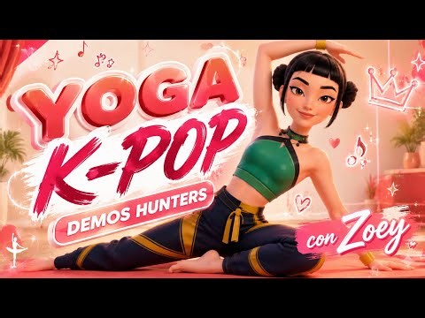 K-Pop Demon Hunter Yoga with Zoey | Beginner Routine