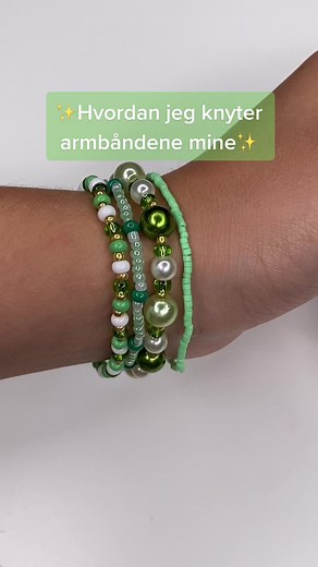 Hvordan knyte armbåndene mine tutorial | Josefines Pearls