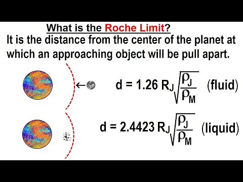 Astronomy - Ch. 13: Jupiter (21 of 37) What is Roche Limit?