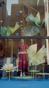 In bloom at a store near you: our spring window displays 🪷 | Anthropologie