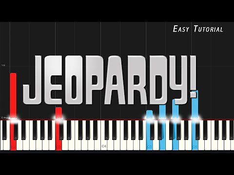 Jeopardy Theme - Easy Piano Tutorial