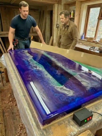 Transforming Wood with Epoxy: Final Look Reveal ☘️⭐