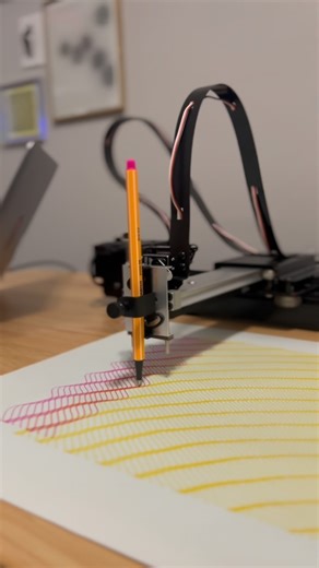 Bantam Tools on Instagram: "now plotting on a bantam tools #nextdraw 1117: fluid edge by @bleaker.art still minting on @fxhash from the collection of @zacharyhendel"