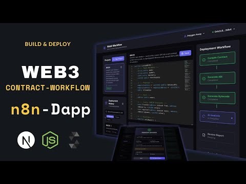 Build & Deploy a Web3 Workflow Platform Like n8n | Next.js + SolcJS + OpenAI | Web3 Smart Contract