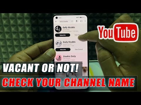 how to check youtube channel name availability (2025)