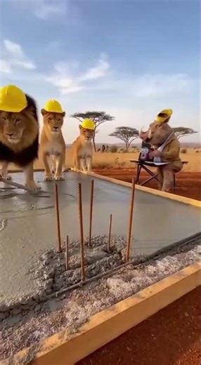 Hilarious Animal Videos 😄 | A Noble Warthog Commands Lions to Do the Hard Work P7