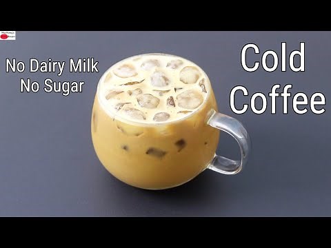 Cold Coffee Recipe - How To Make Iced Coffee - No Sugar - No Dairy Milk - Thyroid - PCOS Weight Loss