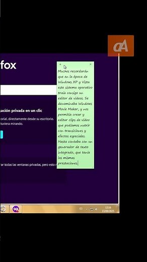 Las Sticky Notes de Windows #shorts