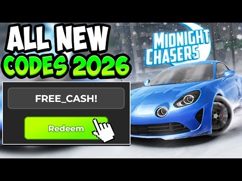ALL WORKING MIDNIGHT CHASERS CODES ROBLOX - All New Midnight Chasers Codes 2026! (REDEEM NOW)