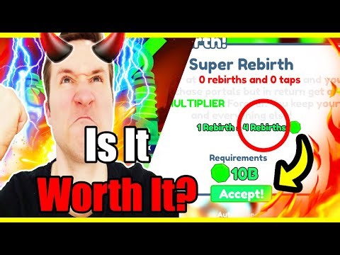 👍 You Have To SUPER REBIRTH In Tapping Simulator Super Rebirth UPDATE 👍