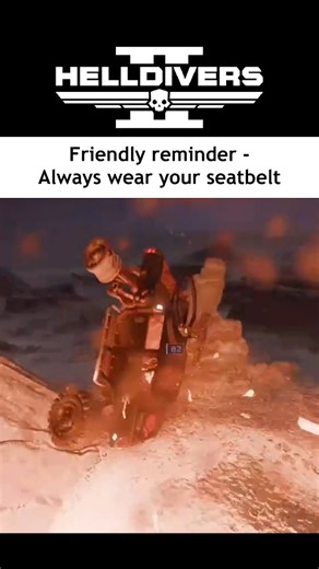 Hellspawn Studio on Instagram: "FOLLOW FOR MORE ... Please make sure the seatbelt is tight as well . #reels #reelsinstagram #fyp #explore #explorepage #gaming #memes #funny #helldivers2"