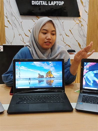 nih ya guys. uat kalian yang pada nanyain lagi laptop yang bisa buat harian sama roblox 🥰🥰 #laptop #fyp #4u #digitallaptopjombang #jombang