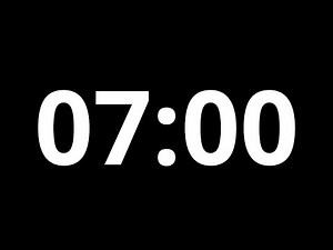 ⏰✨ 7 Minutes Countdown ⏳ | Cute Timer with Fun Vibes 💖🎶