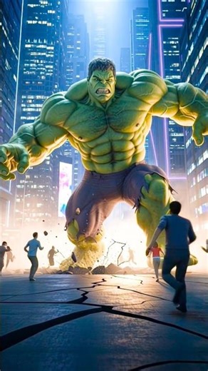 Hulk vs Giant Robot 🤖💥 | 3D Animated Action | Superhero Shorts | #hulk #shorts