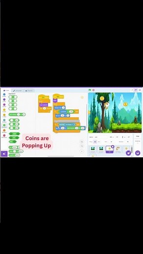 Scratch for Beginners | Flying Cat Game | Animation Sprite Movement #roblox #gamedev #games
