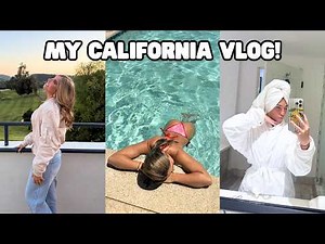 ALONE IN CALIFORNIA! Youtube creator vlog | Rosie McClelland