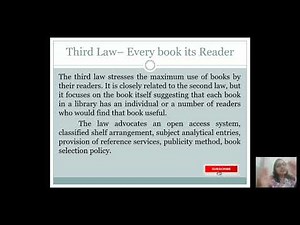 Five Laws of Library Science