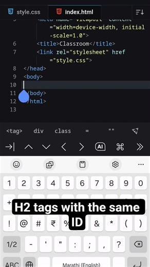 HOW TO USE TAG IN HTML/CSS#coding #html #lifelessons #technology #css #id #style