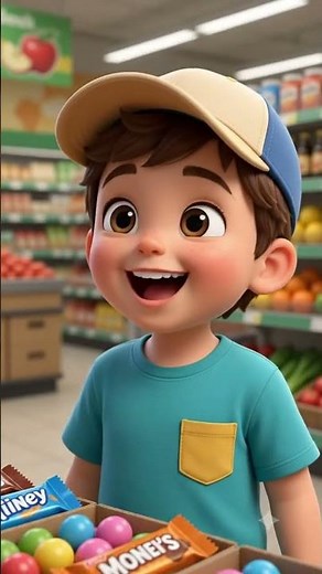 🛒 Grocery Shopping with Mom 🥕 | Healthy Food Adventure for Kids | Wonder Toons