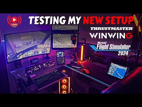 🔴 LIVE VATSIM – Testing My New Setup on a Night Run from Caribbean Moonlight to Snowy Montreal
