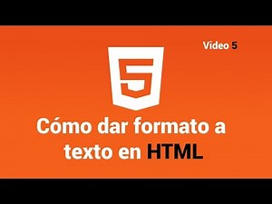 Cómo dar formato a texto en HTML