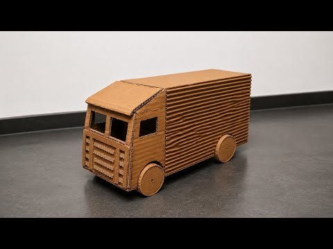 Amazing Cardboard Truck Model Making 🚚 | Realistic DIY Truck From Cardboard