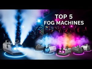 TOP 5 Best Fog Machines with LED Lights 2025 | Create an Amazing Atmosphere for Your Next Party
