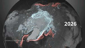 Animated map: The melting of Arctic sea ice