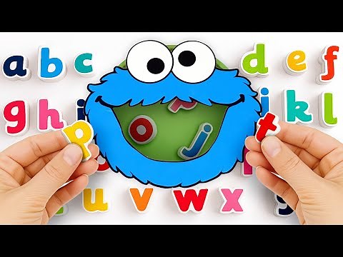 Learn ABC with Cookie Monster Activity Game | Preschool Alphabet Learning Video for Kids & Toddlers