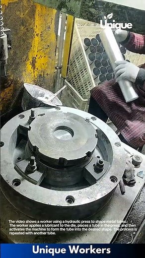 Tube Forming Process: Shaping Metal Tubes with a Hydraulic Press