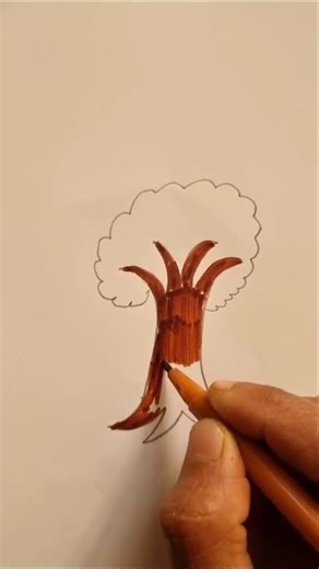 Easy Tree Drawing for Kids 🌳 | Step by Step