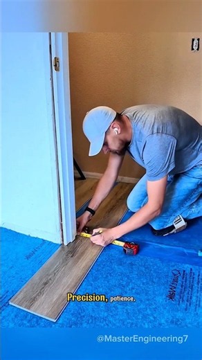 Perfect Laminate Flooring Installation | Satisfying Precision Work 🛠️