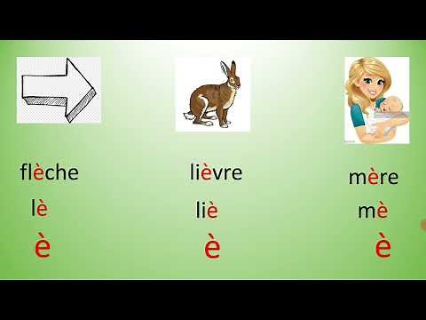 Learn to read French easily / The "e" with a grave accent "è".