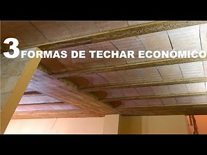 3 FORMA DE CONSTRUIR UN TECHO ECONÓMICO