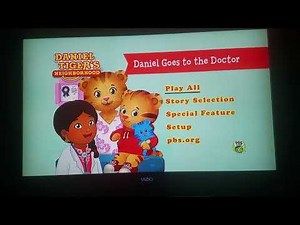 Daniel Tiger's Neighborhood: Daniel Goes to the Doctor - Main Menu (U.S./🇺🇸)